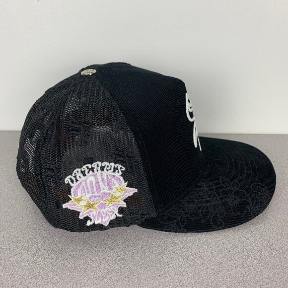 Dvniel Luu San Francisco Dreams Don't Sleep Black Corduroy Trucker Hat - Picture 4 of 16